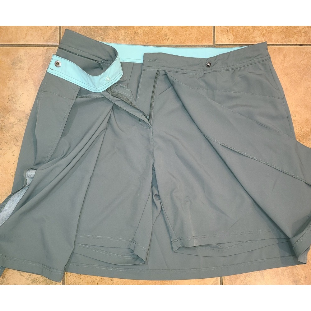 REI Wrap Athletic Skort Olive Green Size 14 Outdoor UPF 30+